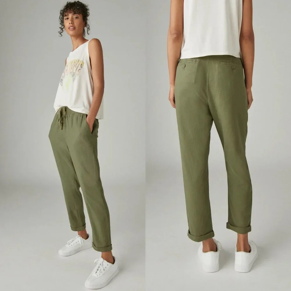 Lucky Brand Olive Ankle Pants - Picture 1 of 6